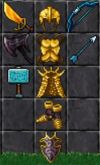 Hide Set + Sword/Axe/Club ou Bow+Arrow (40% OFF)